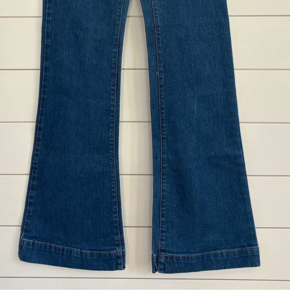 REVICE Dark Blue Flare Jeans - Picture 3 of 6